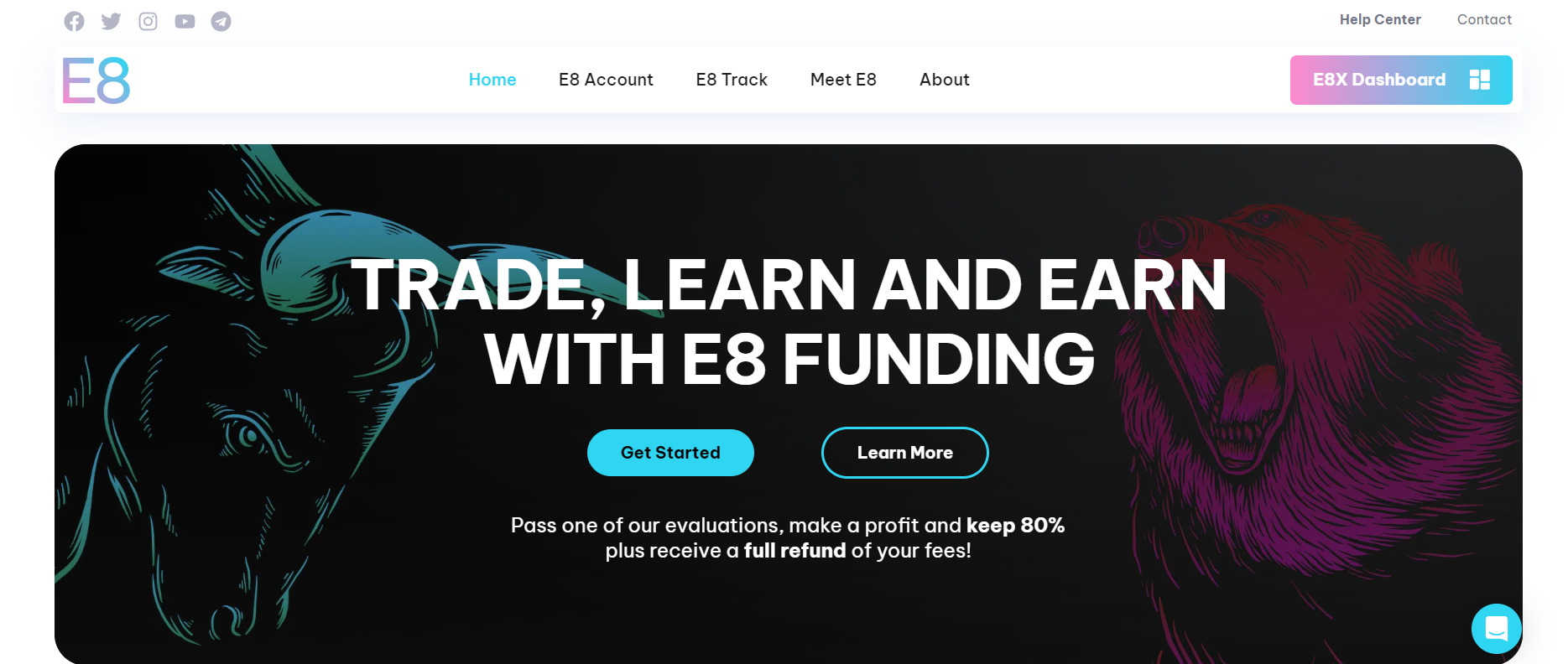 e8 funding scam